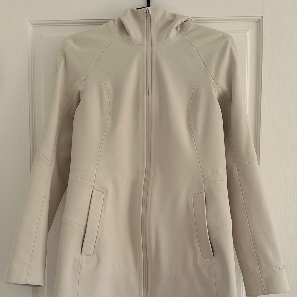 Lululemon Cream Hooded Jacket